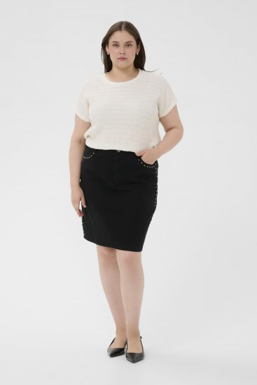 Kaffe Curve Felice Blouse Chalk - Blūzes - 