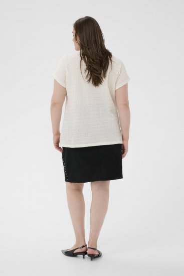 Kaffe Curve Felice Blouse Chalk - Blūzes - 