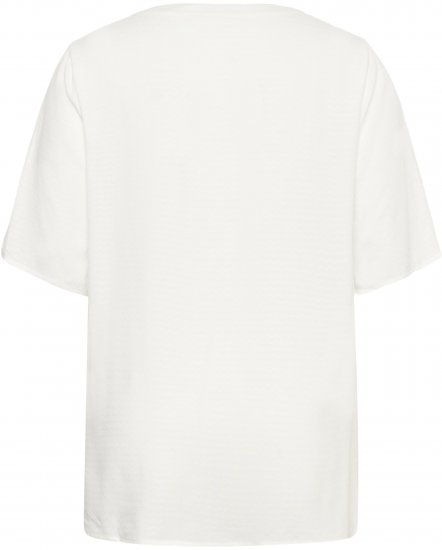 Kaffe Curve Mina Lace Blouse Chalk White - Blūzes & tunikas - 