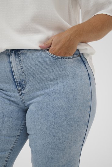 Kaffe Curve Mina Lace Blouse Chalk White - Blūzes & tunikas - 