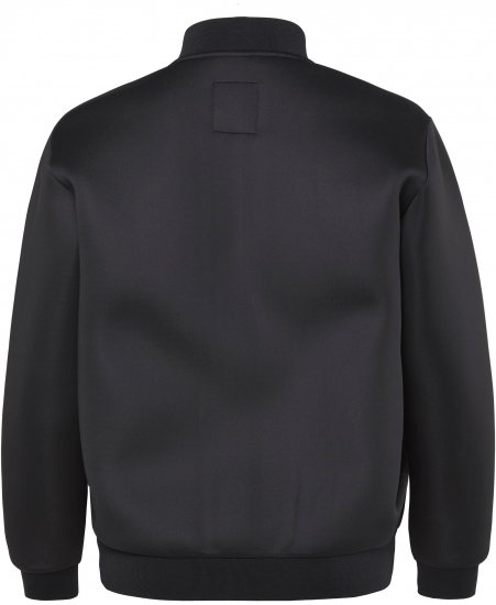 JP1880 College Jacket Scuba Fabric with Zipper Black - Jakas & Lietus apģērbs - Jakas - 2XL-12XL