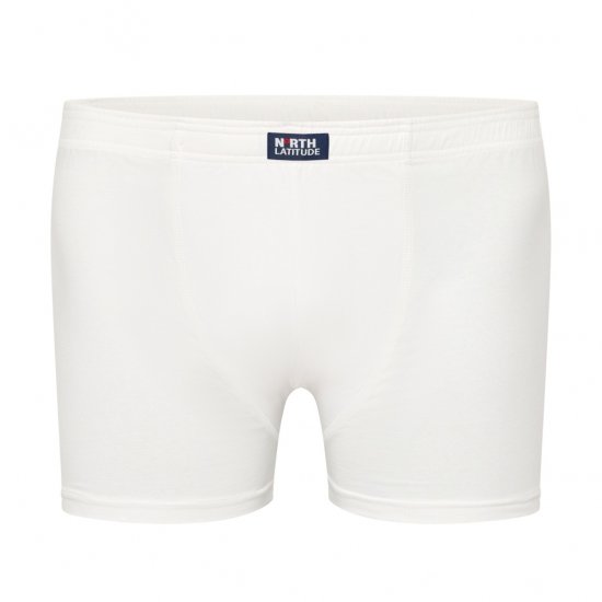 North Latitude Trunks Underwear White - Bokseršorti - Vīriešu lielie bokseru šorti