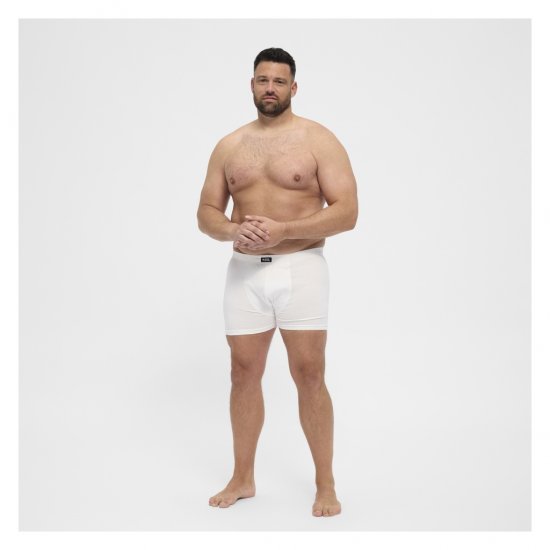 North Latitude Trunks Underwear White - Bokseršorti - Vīriešu lielie bokseru šorti