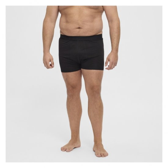 North Latitude Bamboo 2-Pack Trunks Black - Bokseršorti - Vīriešu lielie bokseru šorti