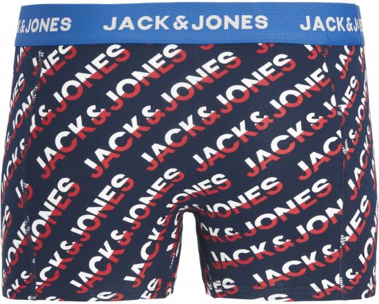 Jack & Jones Logo Trunks 3-Pack Navy Blazer - Apakšveļa un peldšorti - Apakšveļa - 2XL-8XL