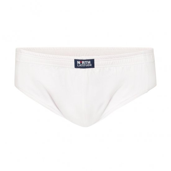 North Latitude Brief Underwear White - Īsās apakšbikses - Vīriešu Apakšbikses Lieli Izmēri