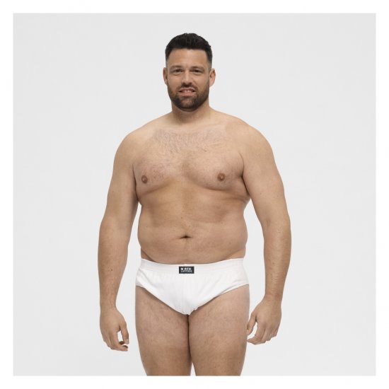 North Latitude Brief Underwear White - Īsās apakšbikses - Vīriešu Apakšbikses Lieli Izmēri