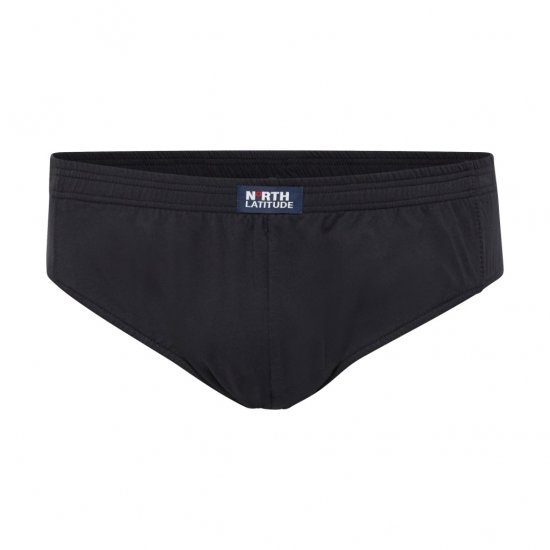 North Latitude Brief Underwear Black - Īsās apakšbikses - Vīriešu Apakšbikses Lieli Izmēri