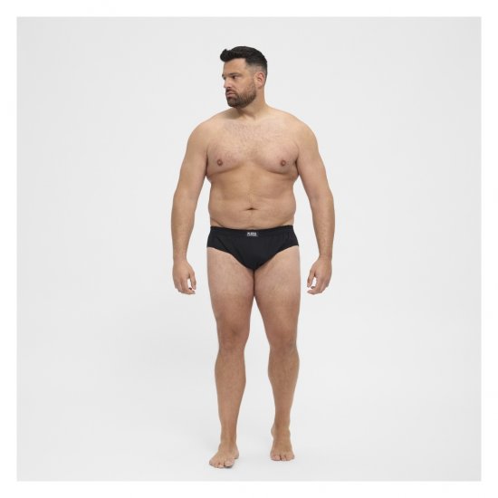 North Latitude Brief Underwear Black - Īsās apakšbikses - Vīriešu Apakšbikses Lieli Izmēri