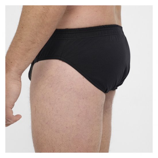 North Latitude Brief Underwear Black - Īsās apakšbikses - Vīriešu Apakšbikses Lieli Izmēri