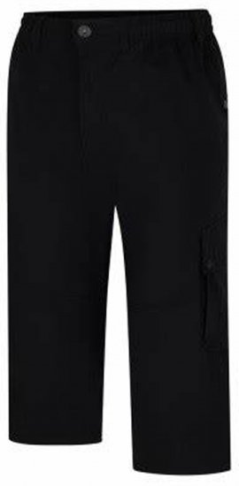 Espionage TR062 Ripstop 3/4 Cargp Trousers Black - Lielo izmēru kargo bikses vīriešiem - Lielo izmēru kargo bikses vīriešiem