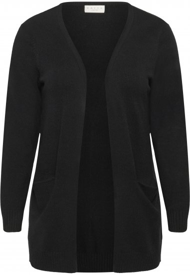 Kaffe Curve Alianna Knit Cardigan Black Deep - Kardigani - 