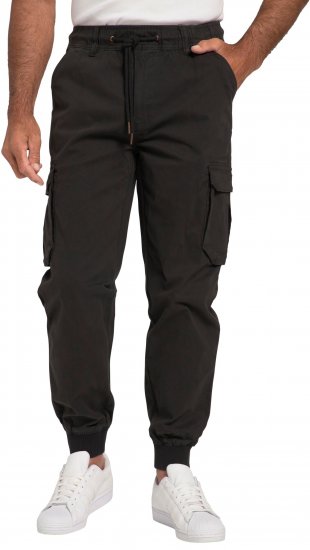 JP1880 Cargo Trousers with Many Pockets Stretchy Black - Džinsi un bikses - Džinsi un Bikses - W40-W70