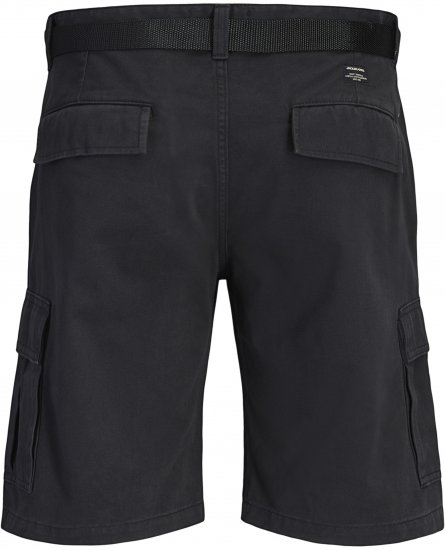 Jack & Jones Cole Hudson Belted Cargo Shorts Black - Šorti - Šorti - W40-W60