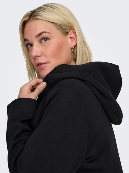 Only Carmakoma Sedona Light Coat Black - Ziemas mēteļi - 