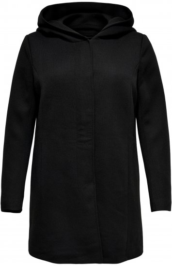 Only Carmakoma Sedona Light Coat Black - Ziemas mēteļi - 
