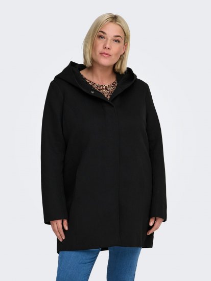 Only Carmakoma Sedona Light Coat Black - Ziemas mēteļi - 