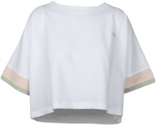 Nora Mikken AGNES Crop Top White - T-krekli - 