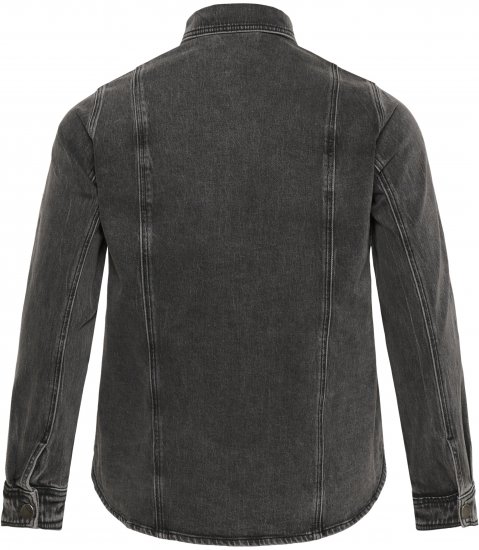 Kaffe Curve Petri Denim Jacket Grey Vintage Wash - Jakas - 
