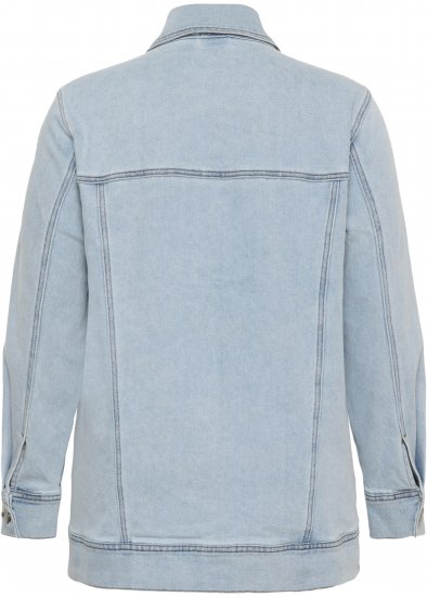Kaffe Curve Ninna Casual Jacket Light Blue Washed - Jakas - 