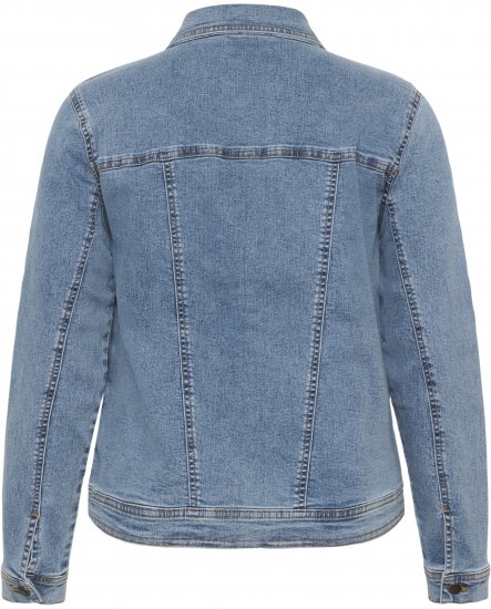 Kaffe Curve Vilana Denim Jacket Washed Blue - Džinsu jakas - 
