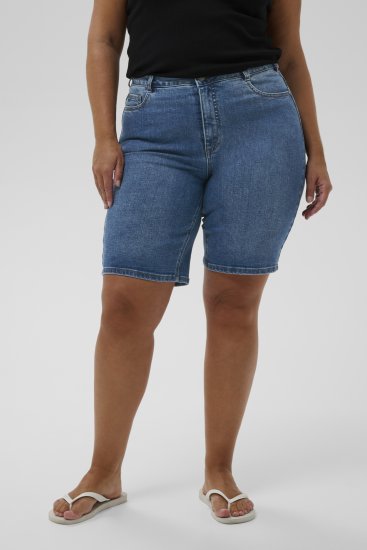 Kaffe Curve Emila Denim Shorts Blue - Šorti - 