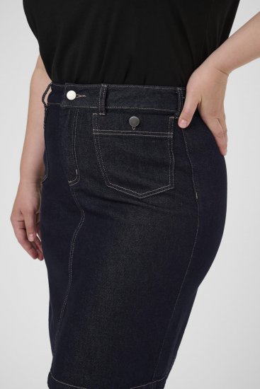 Kaffe Curve Roria Denim Skirt Dark Blue - Svārki - 