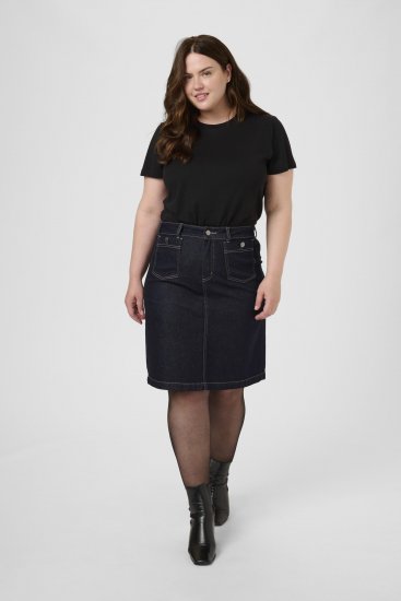 Kaffe Curve Roria Denim Skirt Dark Blue - Svārki - 