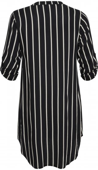 Kaffe Curve Milana Shirt Kleita Melns / Chalk svītra - Kleitas - 