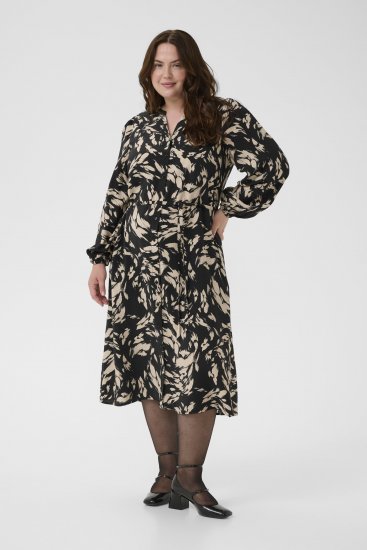 Kaffe Curve Olla Kleita Melns - Kleitas - 