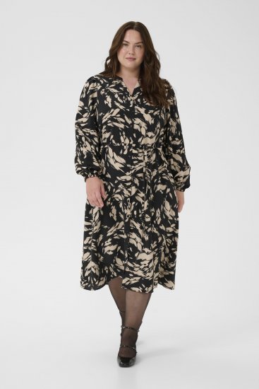 Kaffe Curve Olla Kleita Melns - Kleitas - 