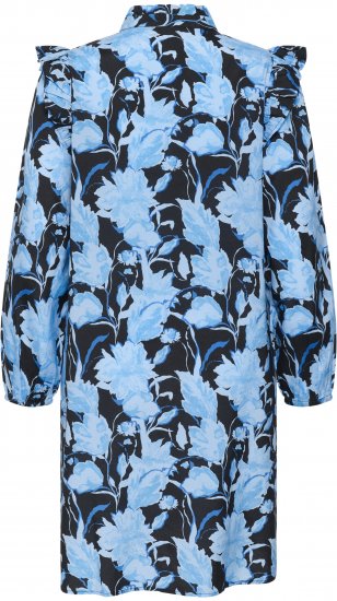 Kaffe Curve Sasja Kleita Blue Snake Flower - Kleitas - 