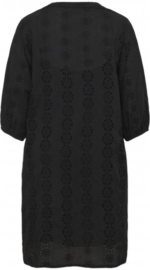 Kaffe Curve Dina Dress Black Deep - Midi kleitas - 