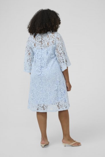 Kaffe Curve Lucy Dress Nantucket Breeze Blue - Midi kleitas - 