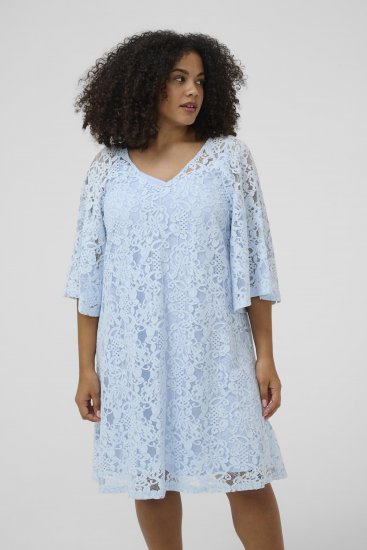Kaffe Curve Lucy Dress Nantucket Breeze Blue - Midi kleitas - 