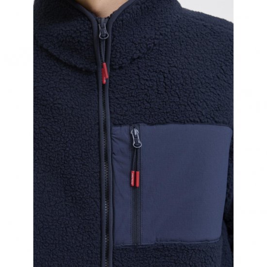 Jack & Jones Thatcher Fleece Jacket Sky Captain - Jakas & Lietus apģērbs - Jakas - 2XL-12XL