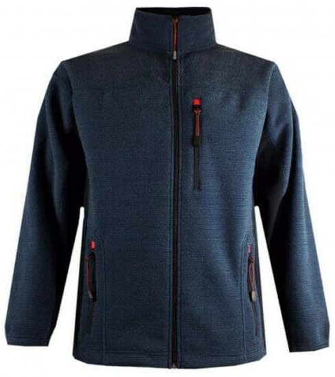 Espionage FL029 Fleece Sweatjacket Navy - Sporta apģērbs & outdoor - Liela izmēra sporta apģērbi vīriešiem