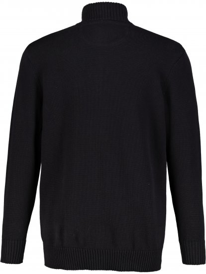 JP1880 Sweater Knitter with Zipper Black - Džemperi un džemperi ar kapuci - Džemperi - 2XL-14XL
