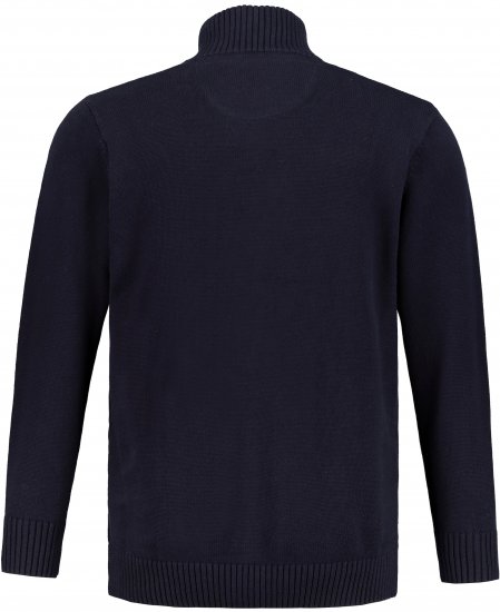JP1880 Cardigan Knitted with Zipper Navy - Džemperi un džemperi ar kapuci - Džemperi - 2XL-14XL