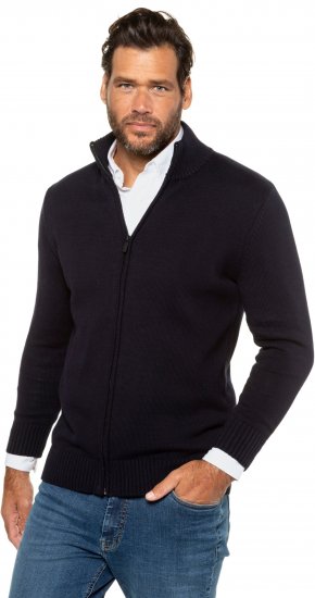 JP1880 Cardigan Knitted with Zipper Navy - Džemperi un džemperi ar kapuci - Džemperi - 2XL-14XL