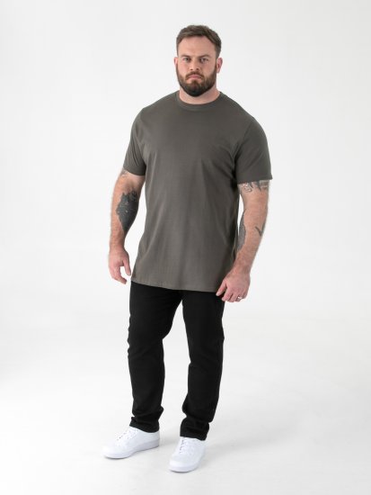 D555 Flyers Crew Neck T-krekls Haki - T-krekli - T-krekli - 2XL-14XL