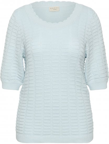 Kaffe Curve Lotia Pullover Nantucket Breeze Blue - Adīti džemperi - 