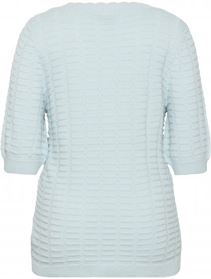 Kaffe Curve Lotia Pullover Nantucket Breeze Blue - Adīti džemperi - 