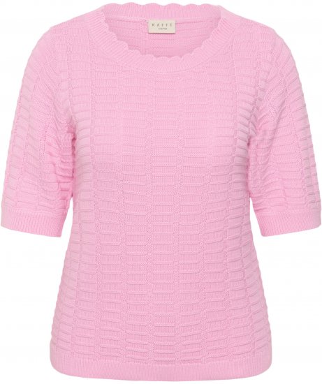 Kaffe Curve Lotia Pullover Pink Frosting - Adīti džemperi - 