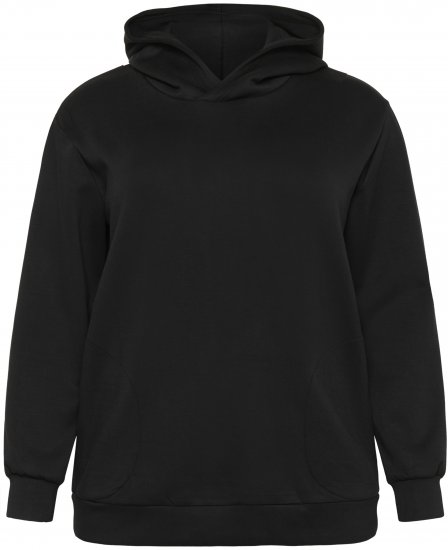 Kaffe Curve Annita Sweatshirt Black - Džemperi ar kapuci - 