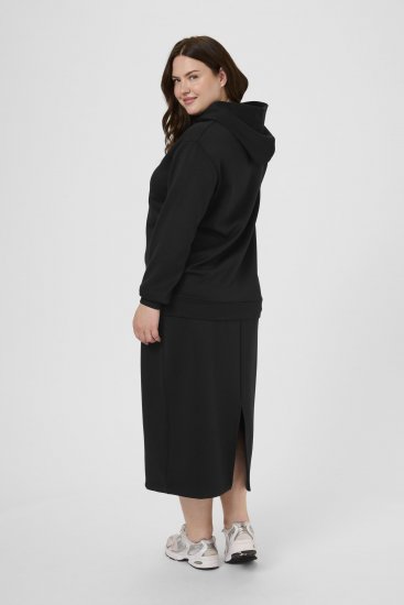 Kaffe Curve Annita Sweatshirt Black - Džemperi ar kapuci - 