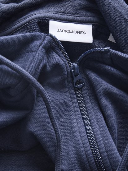 Jack & Jones College Logo Hoodie Navy - Džemperi un džemperi ar kapuci - Džemperi - 2XL-14XL