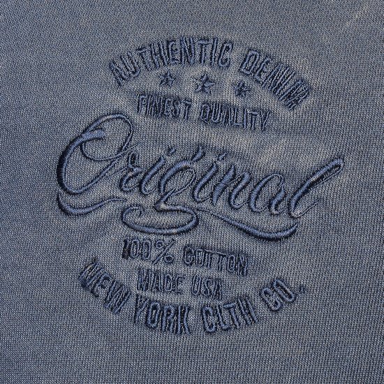 Kam Jeans 7082 Garment DYE with Zipper Hoodie Vintage Indigo - Džemperi un džemperi ar kapuci - Džemperi - 2XL-14XL