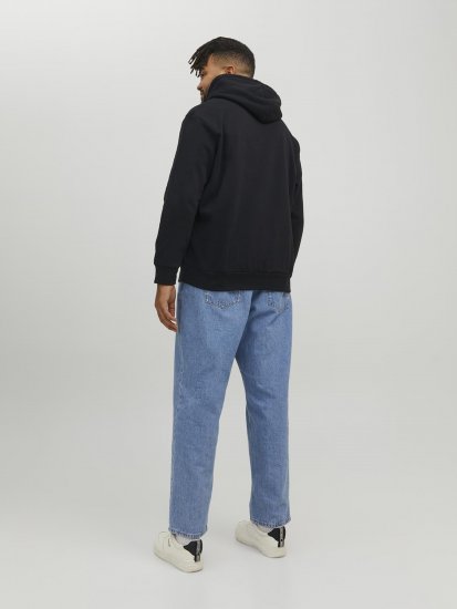 Jack & Jones Hunt Hoodie Black - Džemperi un džemperi ar kapuci - Džemperi - 2XL-14XL