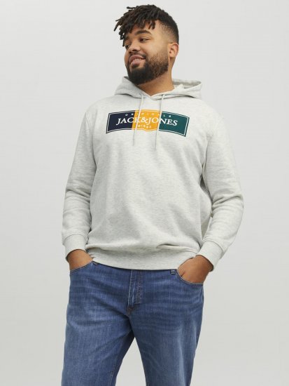 Jack & Jones Codyy Hoodie White - Džemperi un džemperi ar kapuci - Džemperi - 2XL-14XL